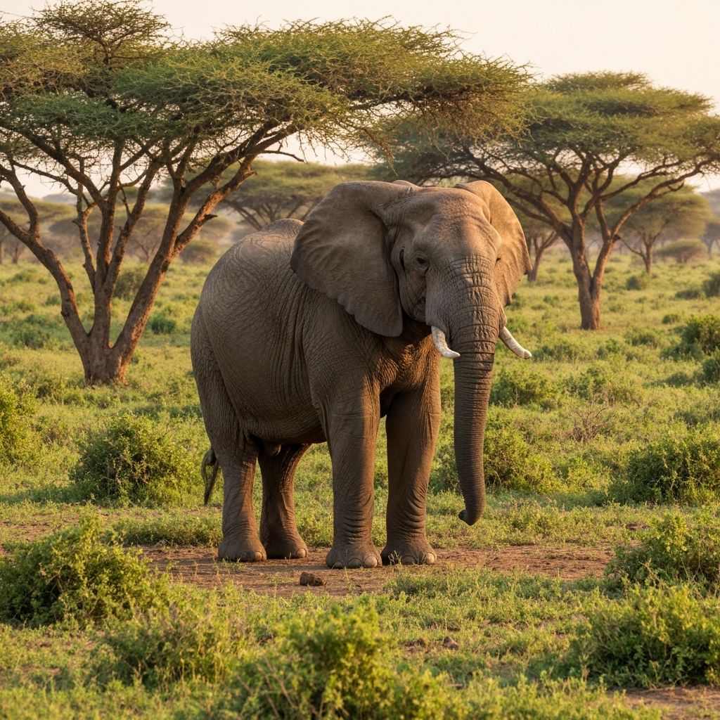 African Elephant in Tsavo